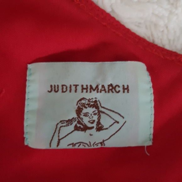 Judith March One Sleeve Red Tunic - Picture 3 of 12